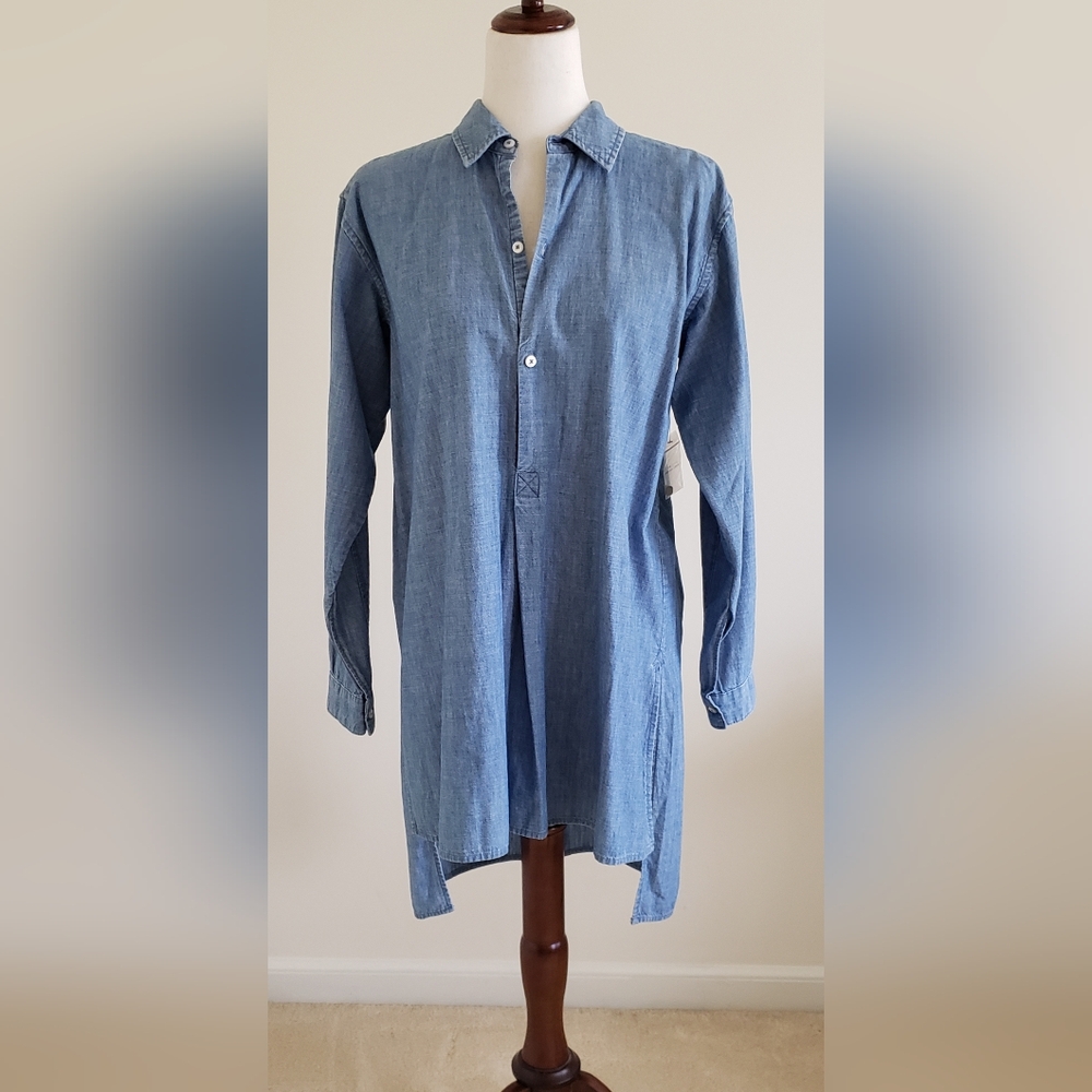 New Marc Jacobs blue chambray icon shirt